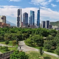 Parque y skyline